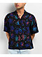 A.LAB Skip Floral Black Short Sleeve Button Up Shirt - Thumbnail image 1 of 3