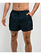A.LAB Skippy Swirls Teal & Black Board Shorts - Thumbnail image 1 of 6