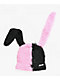 A.LAB Sugar and Splice Pink & Black Bunny Beanie - Thumbnail image 1 of 3