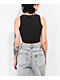 A.LAB Sullivan Flaming Cherry Black Wash Crop Tank Top - Thumbnail image 2 of 4