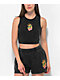 A.LAB Sullivan Flaming Cherry Black Wash Crop Tank Top - Thumbnail image 1 of 4