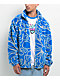 A.LAB Swirl Blue Tech Fleece Jacket - Thumbnail image 1 of 3