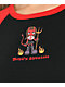 A.LAB Tammie Devil's Advocate Black & Red Raglan Crop T-Shirt - Thumbnail image 3 of 4