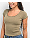 A.LAB Trinity Green Crop Top - Thumbnail image 3 of 3