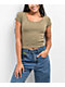 A.LAB Trinity Green Crop Top - Thumbnail image 1 of 3