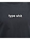 A.LAB Type Shit Black T-Shirt - Thumbnail image 2 of 2