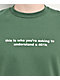 A.LAB Understand A 401K Green T-Shirt - Thumbnail image 2 of 2