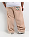 A.LAB Vibey Beige Sherpa Lounge Pants - Thumbnail image 3 of 8
