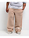 A.LAB Vibey Beige Sherpa Lounge Pants - Thumbnail image 4 of 8