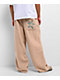 A.LAB Vibey Beige Sherpa Lounge Pants - Thumbnail image 1 of 8