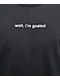 A.LAB Wait, I'm Goated Black T-Shirt - Thumbnail image 2 of 2