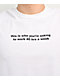 A.LAB Work 40 Hours White T-Shirt - Thumbnail image 2 of 2