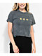 A.LAB Yin Yang Charcoal Crop T-Shirt - Thumbnail image 1 of 2