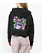 A.LAB Zaira Forage Black Crop Hoodie - Thumbnail image 1 of 4
