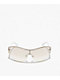 AIRE x Von Dutch Bombshell Silver & White Sunglasses - Thumbnail image 2 of 2