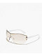 AIRE x Von Dutch Bombshell Silver & White Sunglasses - Thumbnail image 1 of 2