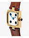 AURA Dice Cognac & Brown Analog Watch - Thumbnail image 8 of 10