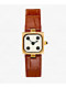 AURA Dice Cognac & Brown Analog Watch - Thumbnail image 1 of 10