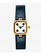 AURA Dice Gold & Navy Analog Watch - Thumbnail image 1 of 10