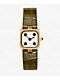 AURA Dice Gold & Olive Analog Watch - Thumbnail image 1 of 10