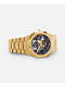 AURA Skeleton 002 Gold Analog Watch - Thumbnail image 6 of 7