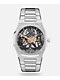 AURA Skeleton 002 Silver Analog Watch - Thumbnail image 1 of 3