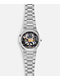 AURA Skeleton 002 Steel Frost Analog Watch - Thumbnail image 3 of 7