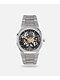 AURA Skeleton 002 Steel Frost Analog Watch - Thumbnail image 1 of 7