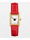 AURA Tank Ace Red & Gold Analog Watch - Thumbnail image 1 of 8