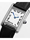 AURA Tank Steel Black & Silver Analog Watch - Thumbnail image 8 of 8