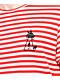 Above The Norm Logo Red & White Stripe Long Sleeve T-Shirt - Thumbnail image 3 of 5