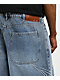 Adam Bomb Big Bomb Light Blue Wash Denim Shorts - Thumbnail image 4 of 5