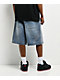 Adam Bomb Big Bomb Light Blue Wash Denim Shorts - Thumbnail image 2 of 5