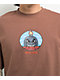 Adam Bomb Brown 2fer Long Sleeve T-Shirt - Thumbnail image 2 of 2