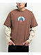 Adam Bomb Brown 2fer Long Sleeve T-Shirt - Thumbnail image 1 of 2