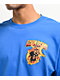 Adam Bomb Flaming Adam Blue Long Sleeve T-Shirt  - Thumbnail image 3 of 3