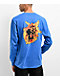 Adam Bomb Flaming Adam Blue Long Sleeve T-Shirt  - Thumbnail image 1 of 3