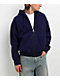 Adam Bomb Logo Blue Wash Zip Hoodie - Thumbnail image 1 of 8