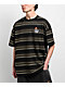 Adam Bomb Striped Brown & Black Knit T-Shirt - Thumbnail image 1 of 3