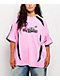 Aelfric Eden Contrast Color Striped Pink Soccer Jersey - Thumbnail image 1 of 3
