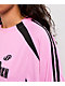 Aelfric Eden Contrast Color Striped Pink Soccer Jersey - Thumbnail image 2 of 3