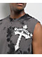Afflicition Crossed Over Cutoff Black Tie Dye Tank Top - Thumbnail image 4 of 8