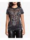 Affliction  Cosmic Inferno Black Burnout T-Shirt - Thumbnail image 1 of 2