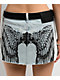 Affliction Angel Wings Blue Denim Cutoff Mini Skirt - Thumbnail image 5 of 6