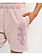 Affliction Ayala Peach Pink Rhinestone Sweat Shorts - Thumbnail image 6 of 10