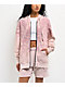 Affliction Ayala Rhinestone Pink Wash Zip Hoodie - Thumbnail image 5 of 8