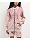 Affliction Ayala Rhinestone Pink Wash Zip Hoodie - Thumbnail image 1 of 8