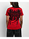 Affliction Ayala Rhinestone Red T-Shirt - Thumbnail image 2 of 4