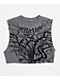 Affliction Catharsis Grey Crop Tank Top - Thumbnail image 4 of 5