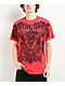 Affliction Caustic Abyss Red T-Shirt - Thumbnail image 1 of 7